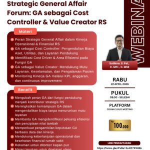 Strategic General Affair Forum: GA sebagai Cost Controller & Value Creator RS