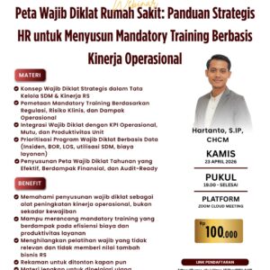 Peta Wajib Diklat Rumah Sakit: Panduan Strategis HR untuk Menyusun Mandatory Training Berbasis Kinerja Operasional